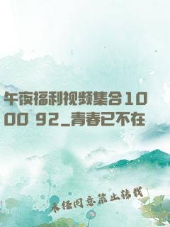 午夜福利视频集合1000 92